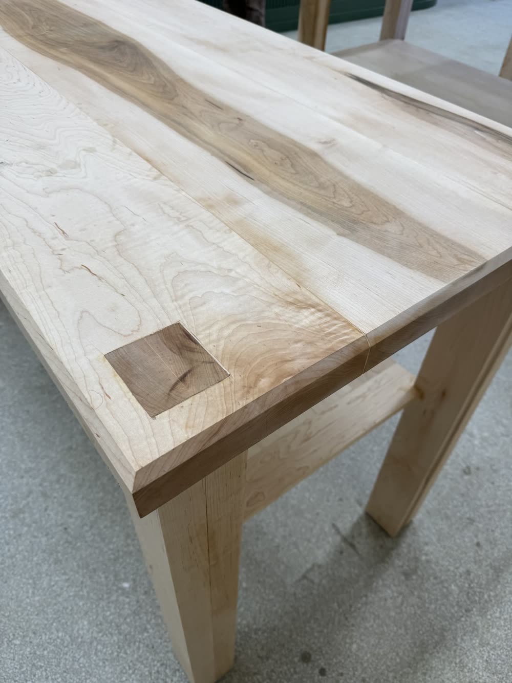 Workbench leg joinery