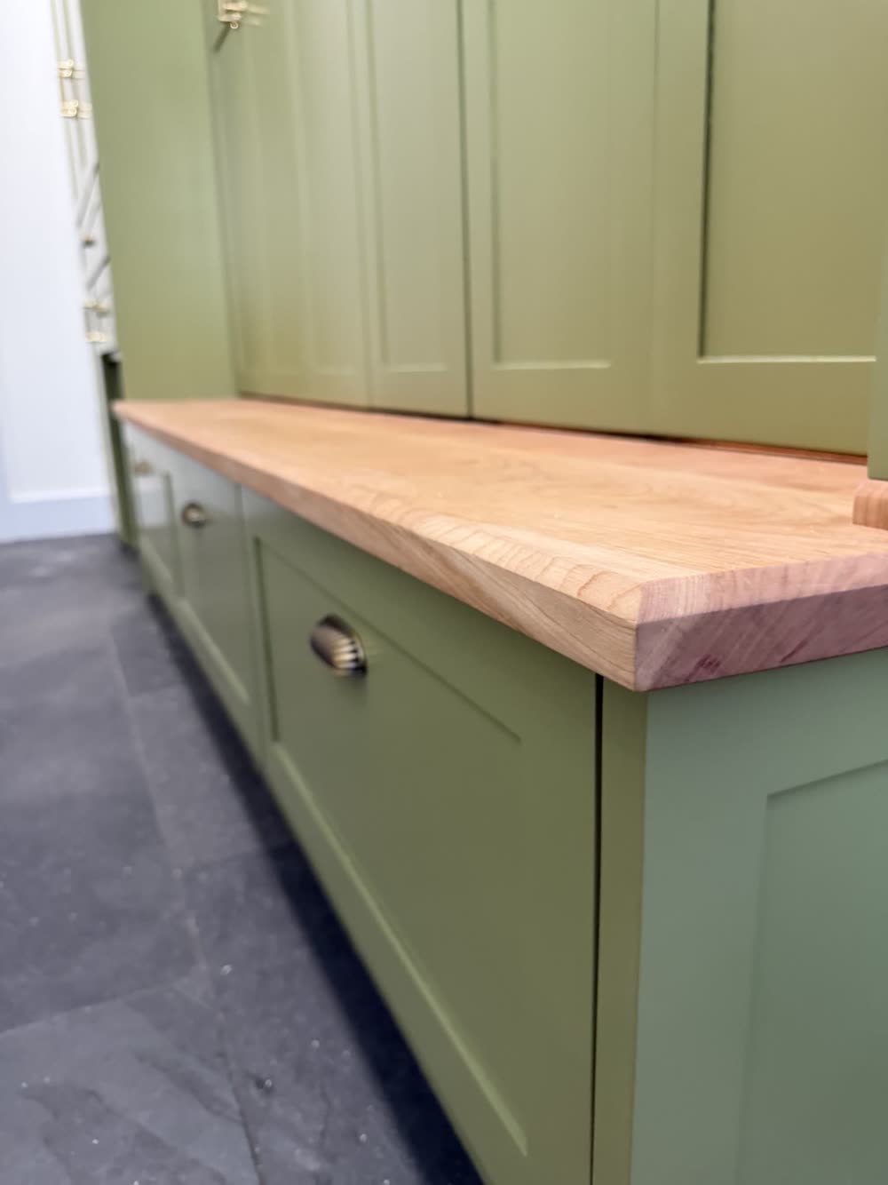 Butcher-block bench top
