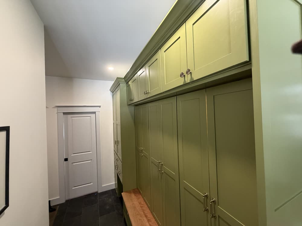 Built-ins along a hallway